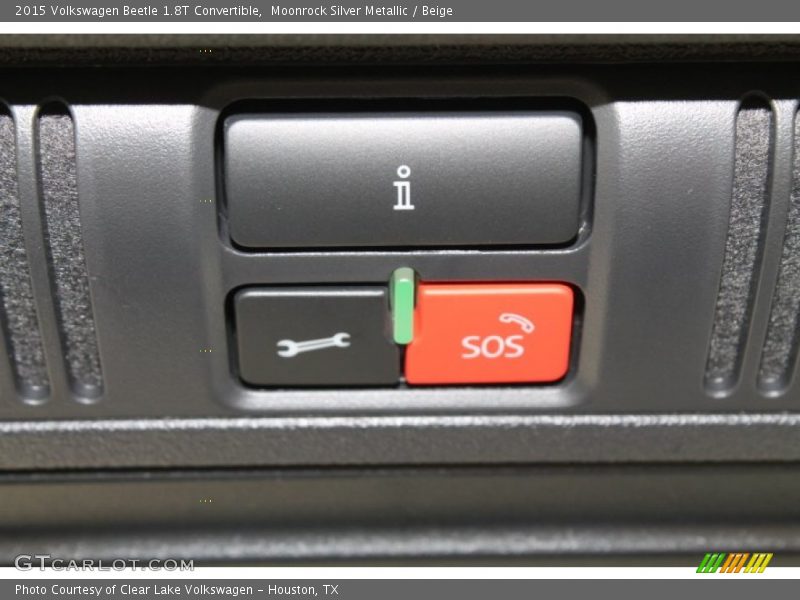 Moonrock Silver Metallic / Beige 2015 Volkswagen Beetle 1.8T Convertible