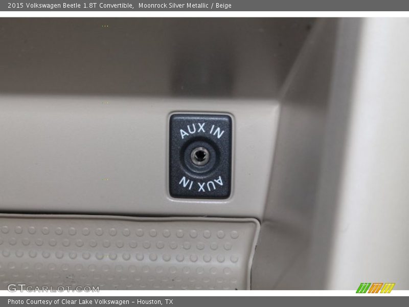 Moonrock Silver Metallic / Beige 2015 Volkswagen Beetle 1.8T Convertible