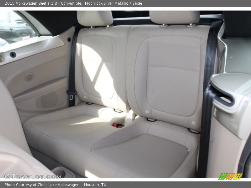 Moonrock Silver Metallic / Beige 2015 Volkswagen Beetle 1.8T Convertible
