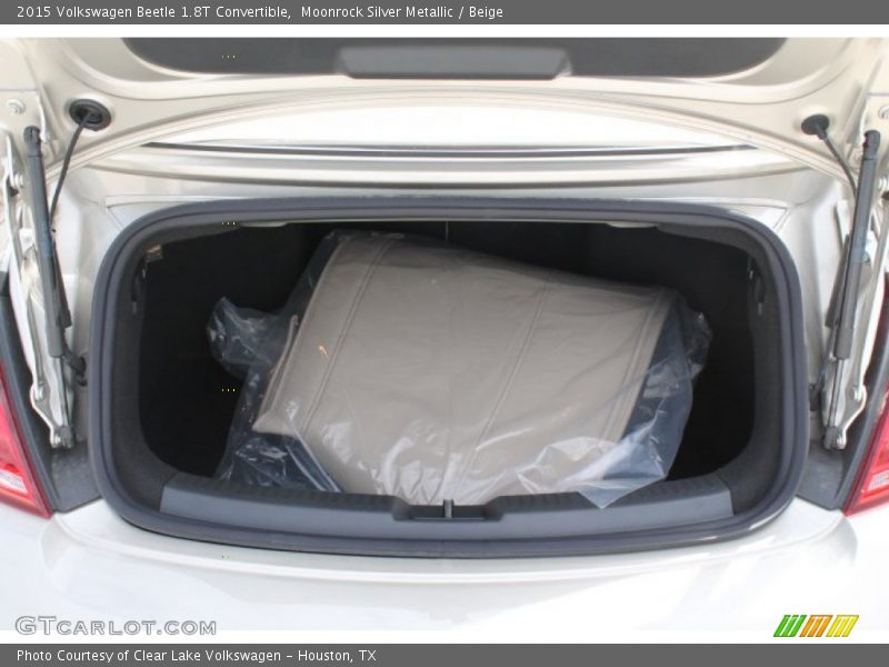 Moonrock Silver Metallic / Beige 2015 Volkswagen Beetle 1.8T Convertible
