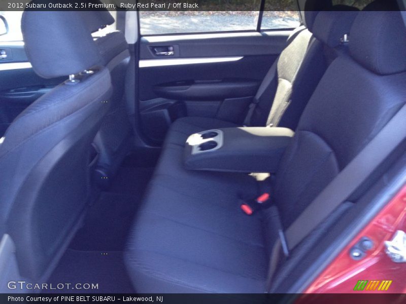 Ruby Red Pearl / Off Black 2012 Subaru Outback 2.5i Premium