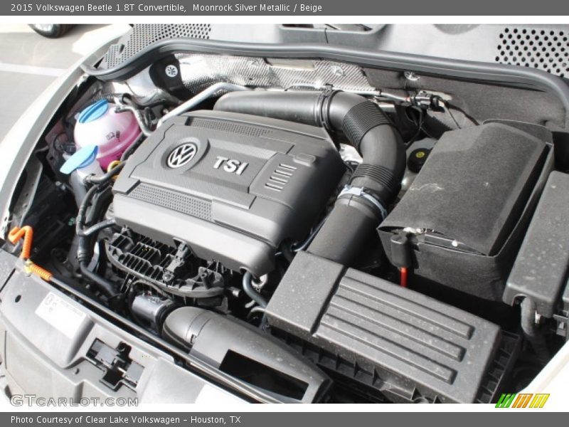 Moonrock Silver Metallic / Beige 2015 Volkswagen Beetle 1.8T Convertible