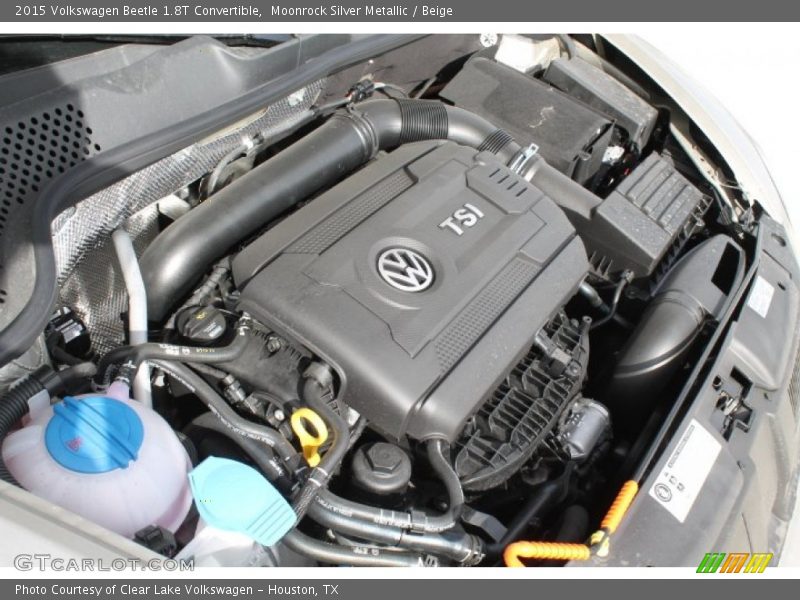 Moonrock Silver Metallic / Beige 2015 Volkswagen Beetle 1.8T Convertible