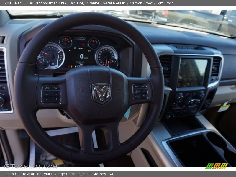 Dashboard of 2015 1500 Outdoorsman Crew Cab 4x4