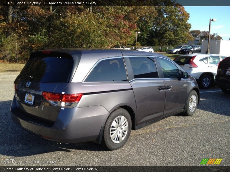 Modern Steel Metallic / Gray 2015 Honda Odyssey LX