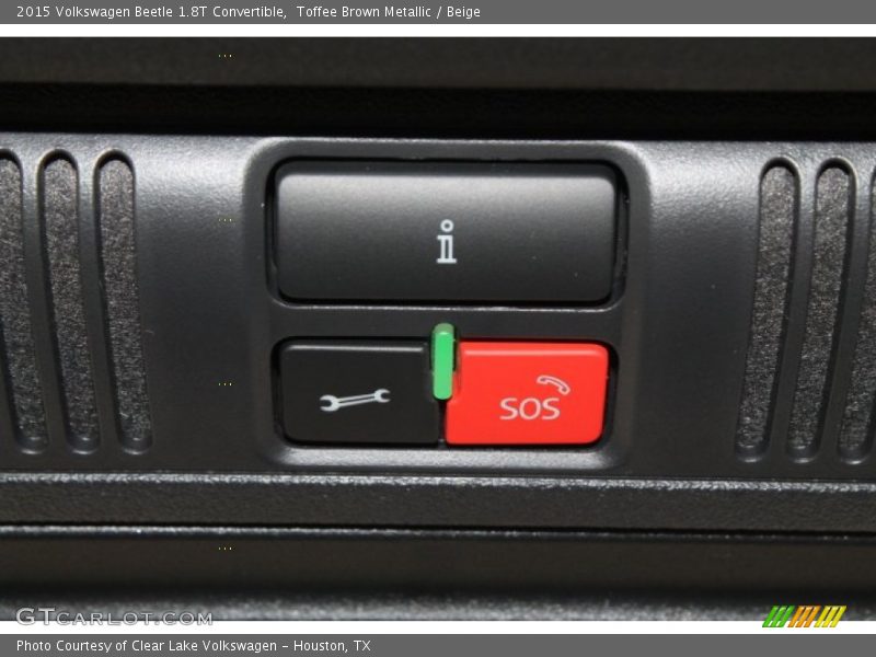 Toffee Brown Metallic / Beige 2015 Volkswagen Beetle 1.8T Convertible