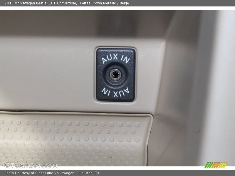 Toffee Brown Metallic / Beige 2015 Volkswagen Beetle 1.8T Convertible