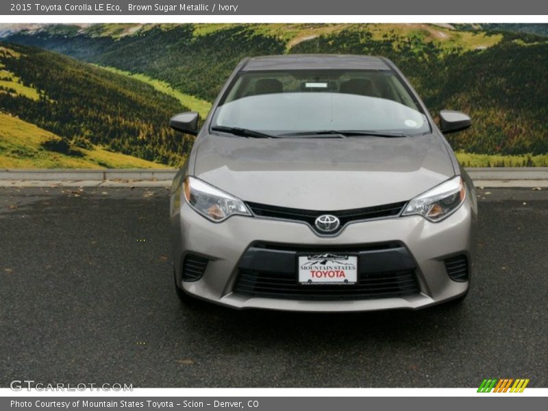 Brown Sugar Metallic / Ivory 2015 Toyota Corolla LE Eco