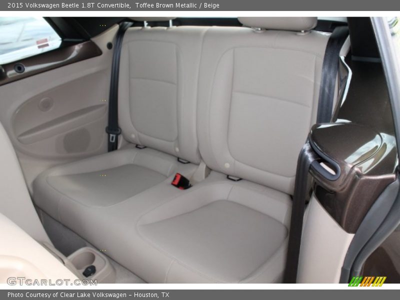 Rear Seat of 2015 Beetle 1.8T Convertible