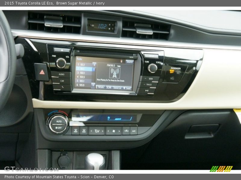 Brown Sugar Metallic / Ivory 2015 Toyota Corolla LE Eco