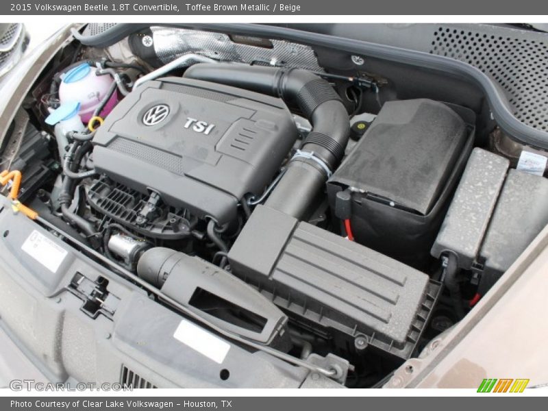 Toffee Brown Metallic / Beige 2015 Volkswagen Beetle 1.8T Convertible