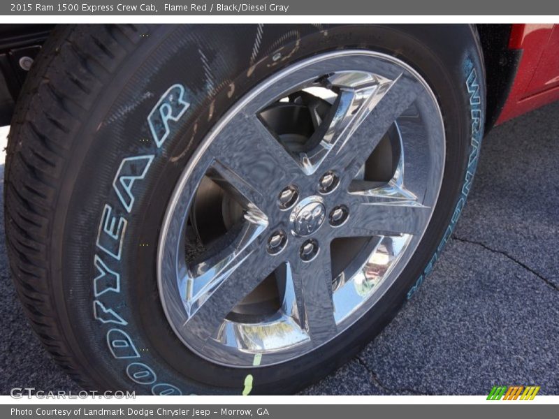 Flame Red / Black/Diesel Gray 2015 Ram 1500 Express Crew Cab