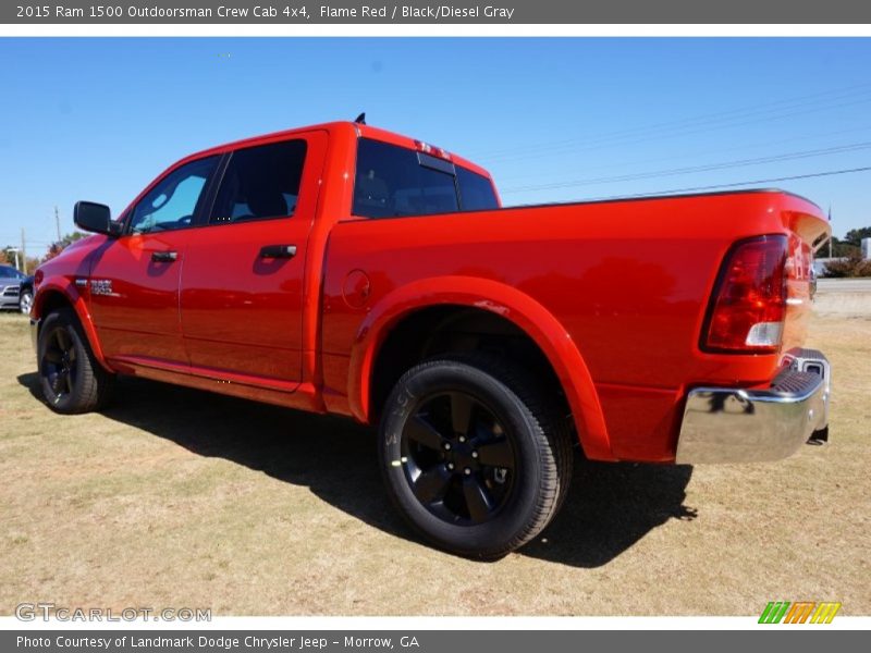  2015 1500 Outdoorsman Crew Cab 4x4 Flame Red