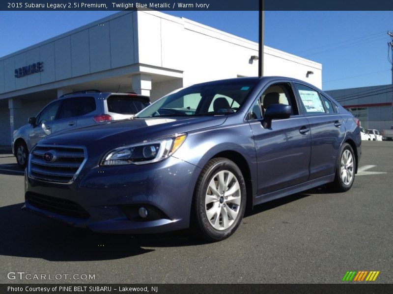 Twilight Blue Metallic / Warm Ivory 2015 Subaru Legacy 2.5i Premium