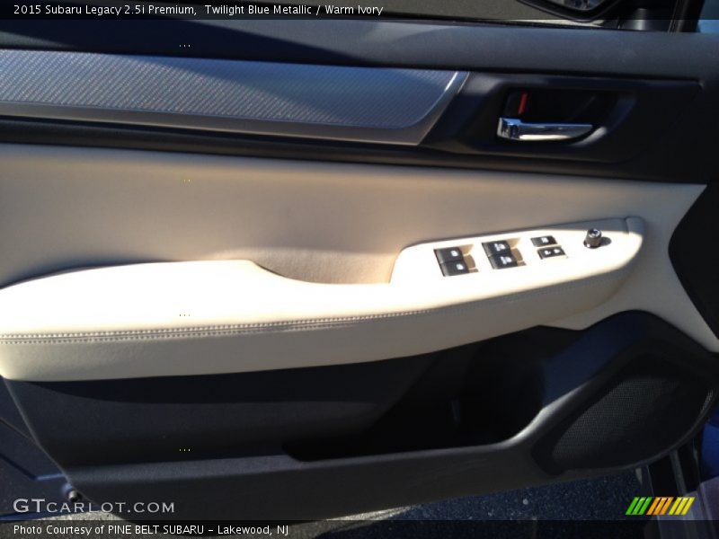 Twilight Blue Metallic / Warm Ivory 2015 Subaru Legacy 2.5i Premium