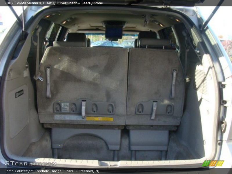 Silver Shadow Pearl / Stone 2007 Toyota Sienna XLE AWD