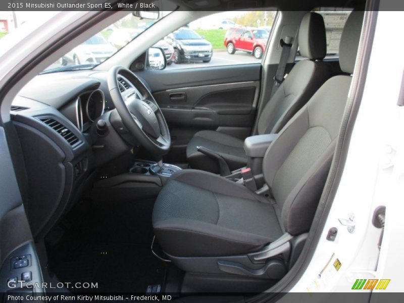 White / Black 2015 Mitsubishi Outlander Sport ES