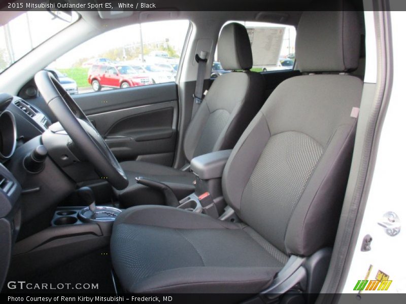 White / Black 2015 Mitsubishi Outlander Sport ES