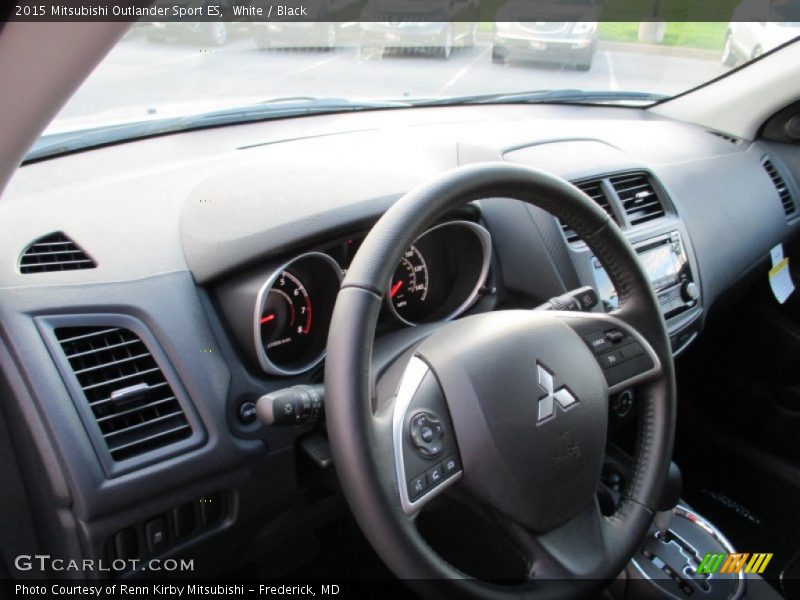 White / Black 2015 Mitsubishi Outlander Sport ES
