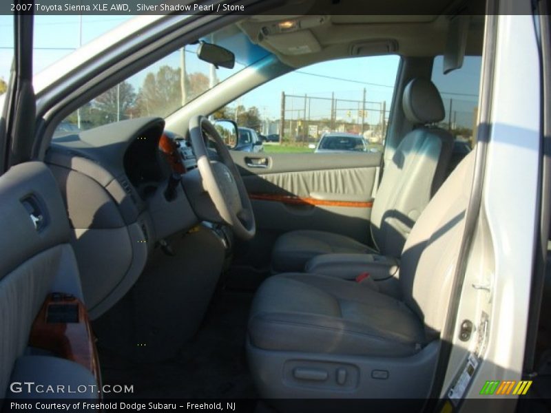 Silver Shadow Pearl / Stone 2007 Toyota Sienna XLE AWD