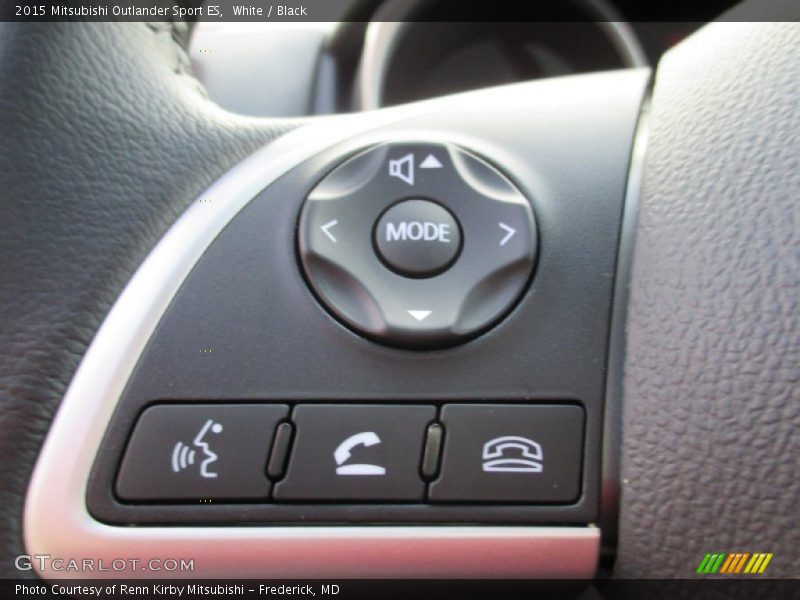 White / Black 2015 Mitsubishi Outlander Sport ES
