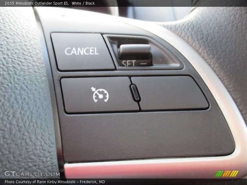 White / Black 2015 Mitsubishi Outlander Sport ES