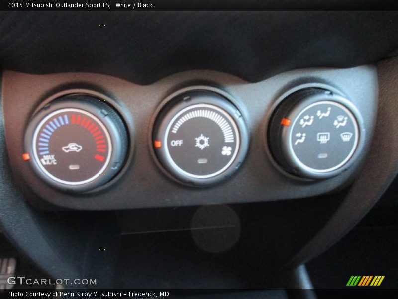 White / Black 2015 Mitsubishi Outlander Sport ES