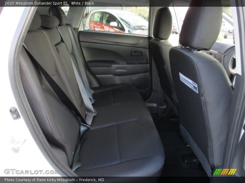 White / Black 2015 Mitsubishi Outlander Sport ES
