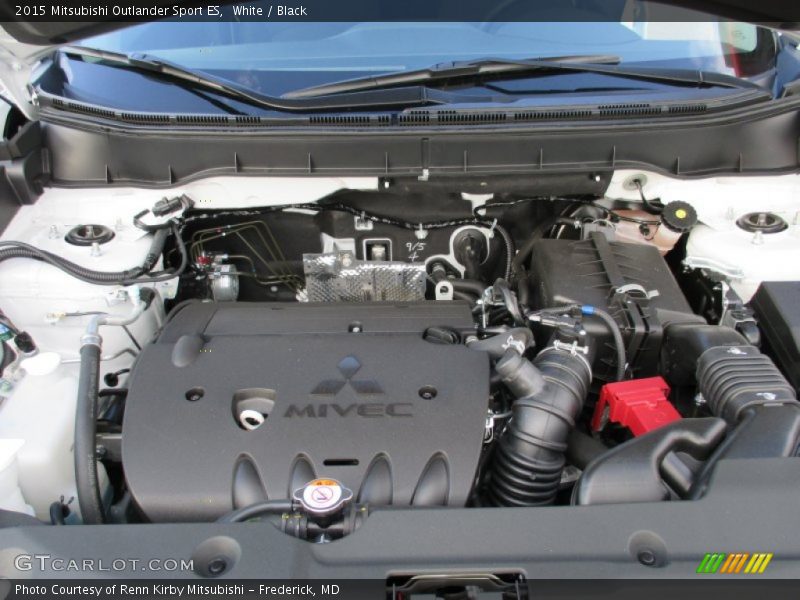 White / Black 2015 Mitsubishi Outlander Sport ES