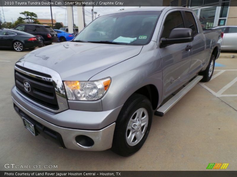 Silver Sky Metallic / Graphite Gray 2010 Toyota Tundra Double Cab