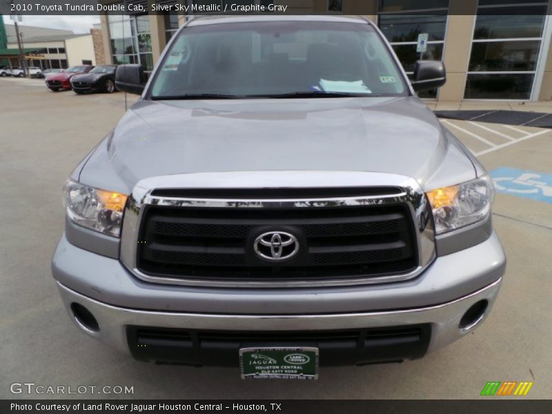 Silver Sky Metallic / Graphite Gray 2010 Toyota Tundra Double Cab