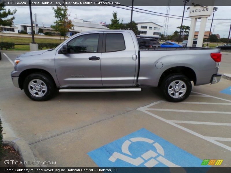 Silver Sky Metallic / Graphite Gray 2010 Toyota Tundra Double Cab