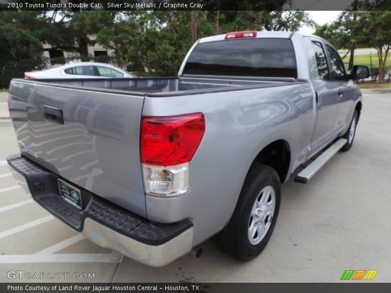 Silver Sky Metallic / Graphite Gray 2010 Toyota Tundra Double Cab
