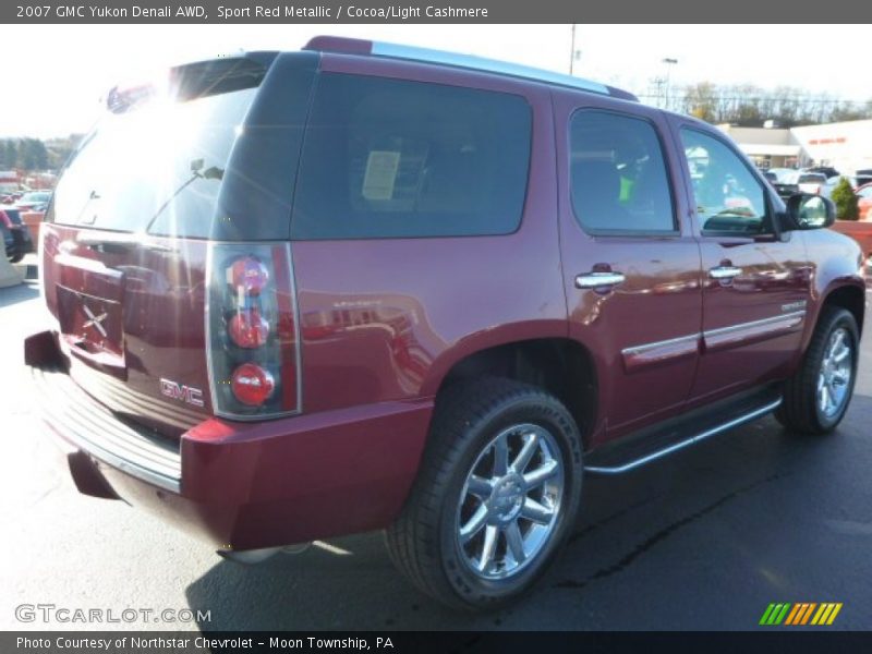 Sport Red Metallic / Cocoa/Light Cashmere 2007 GMC Yukon Denali AWD