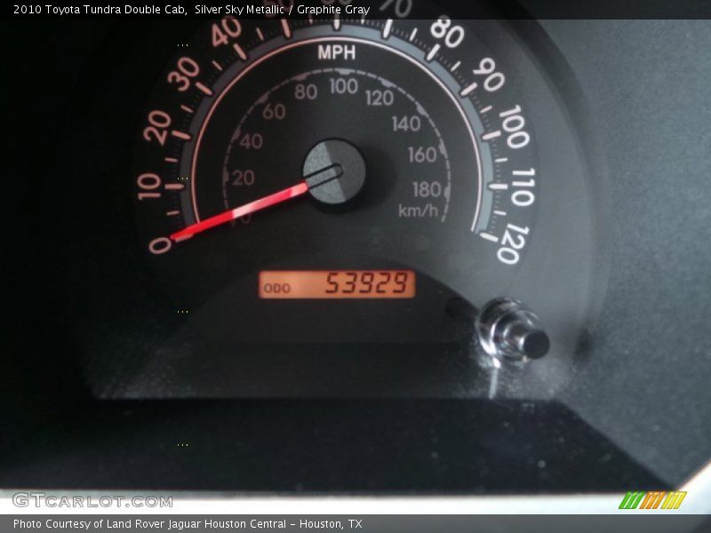 Silver Sky Metallic / Graphite Gray 2010 Toyota Tundra Double Cab