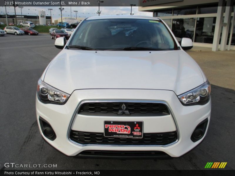 White / Black 2015 Mitsubishi Outlander Sport ES