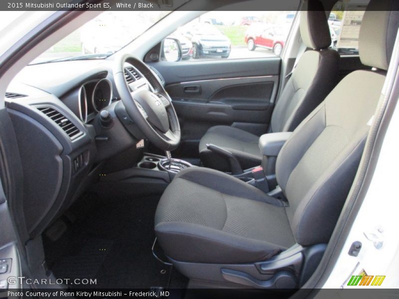 White / Black 2015 Mitsubishi Outlander Sport ES