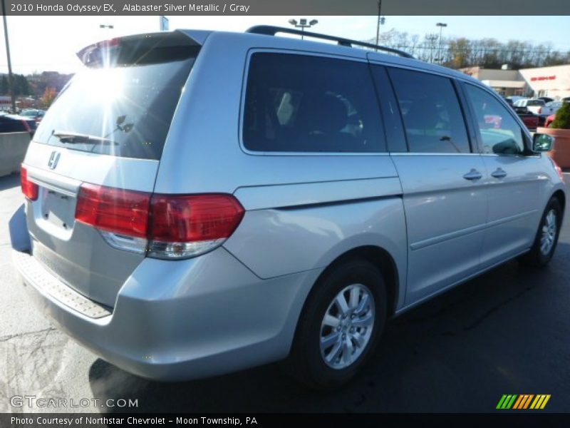 Alabaster Silver Metallic / Gray 2010 Honda Odyssey EX