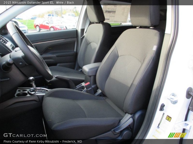 White / Black 2015 Mitsubishi Outlander Sport ES