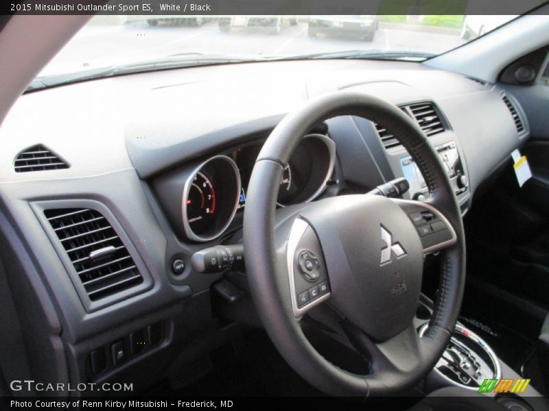 White / Black 2015 Mitsubishi Outlander Sport ES