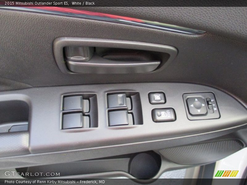 White / Black 2015 Mitsubishi Outlander Sport ES