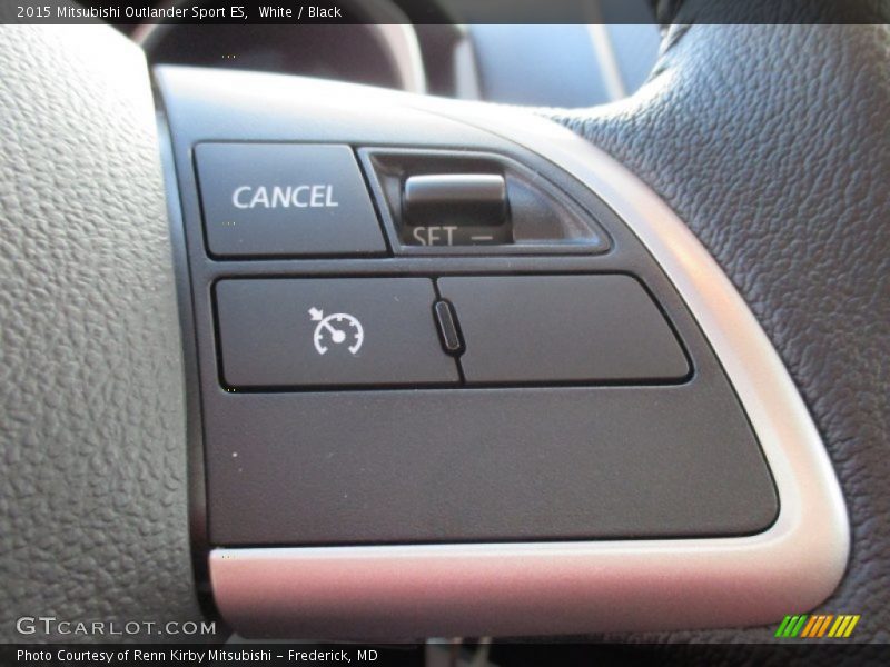 White / Black 2015 Mitsubishi Outlander Sport ES