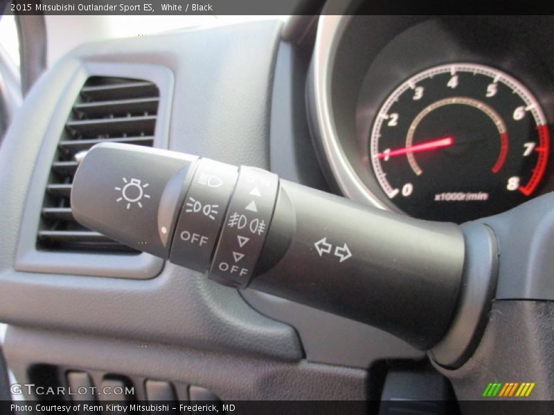White / Black 2015 Mitsubishi Outlander Sport ES