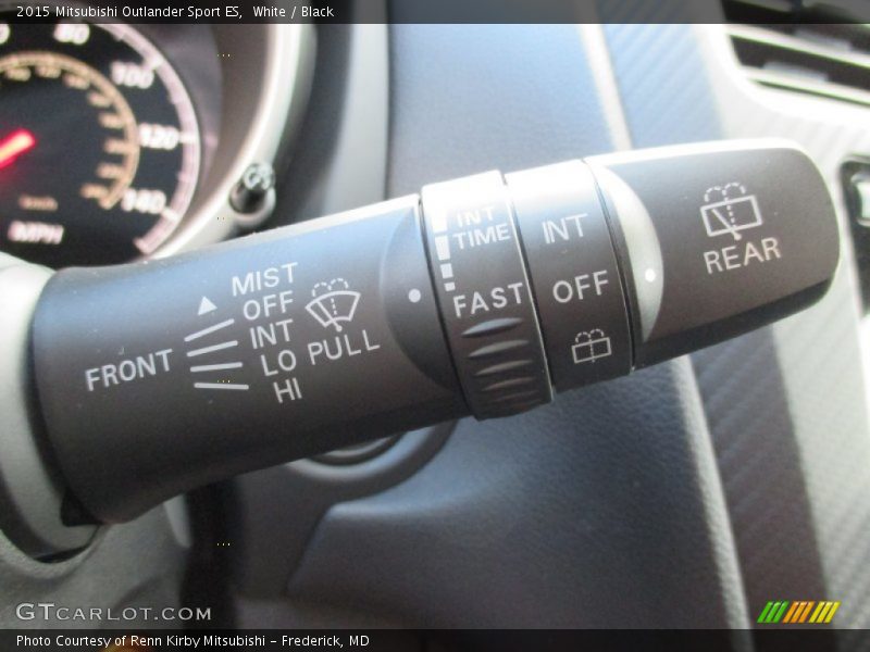 White / Black 2015 Mitsubishi Outlander Sport ES