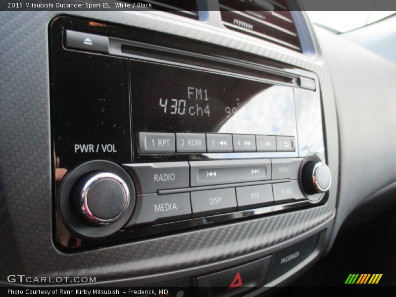 White / Black 2015 Mitsubishi Outlander Sport ES
