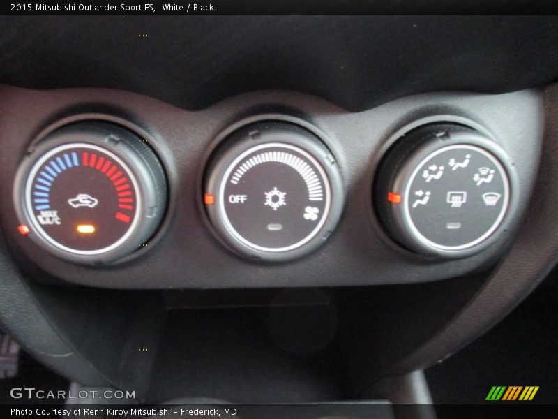 White / Black 2015 Mitsubishi Outlander Sport ES