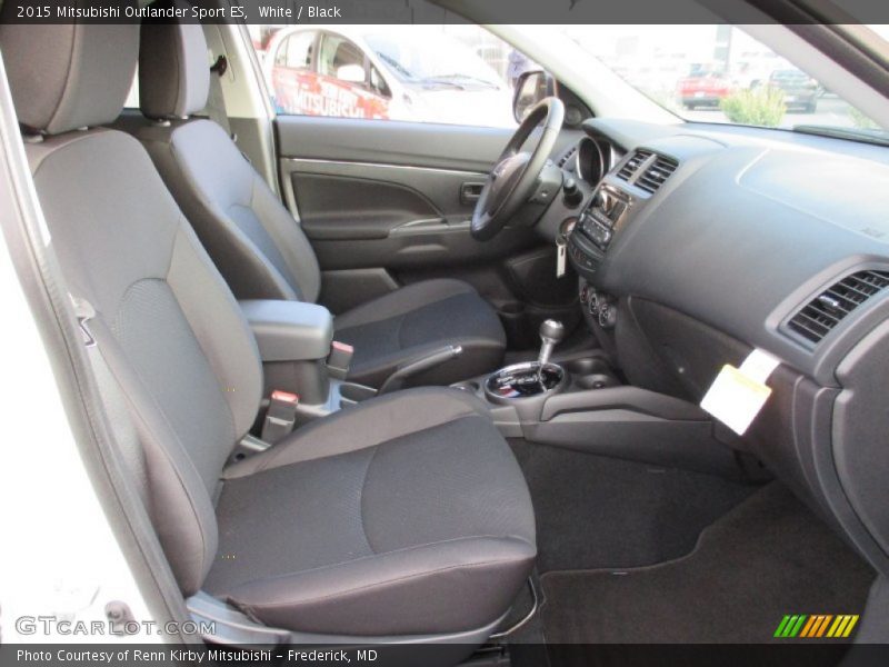 White / Black 2015 Mitsubishi Outlander Sport ES