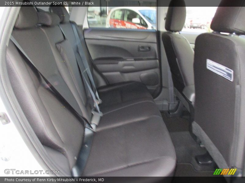 White / Black 2015 Mitsubishi Outlander Sport ES