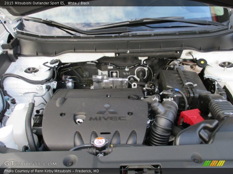 White / Black 2015 Mitsubishi Outlander Sport ES