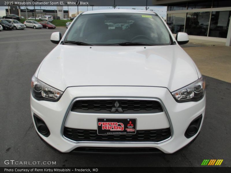 White / Black 2015 Mitsubishi Outlander Sport ES